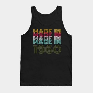 60 th Birthday Celebration Gift Retro Vintage Tank Top